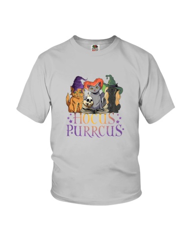 Hocus Purrcus - Halloween Cat Youth T-Shirt