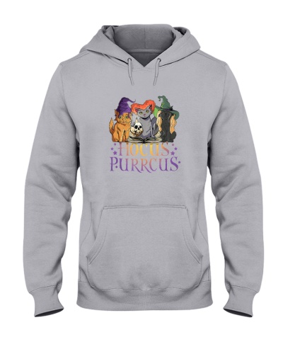 Hocus Purrcus - Halloween Cat Hooded Sweatshirt