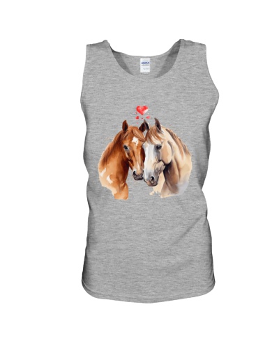 I'm Here With You - Forever Love - Valentine Horse Unisex Tank