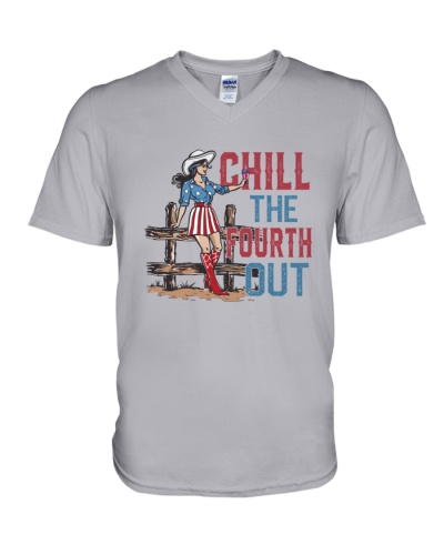 July 4th Chill The Fourth Out - Interesting Independence Day Cowgirl 