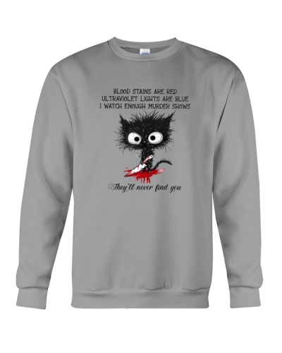 They'll Never Find You - Halloween Cat Crewneck Sweatshirt