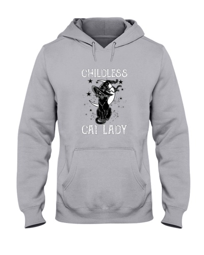 Childless Cat Lady - Halloween Cat Hooded Sweatshirt