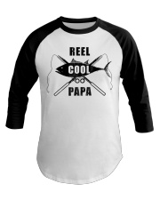 Mens Reel Cool Papa Tee Funny Fishing Vintage G Baseball Tee tile
