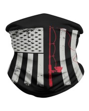 American Flag Patriotic Fishing Pole Outdoorsma Neck Gaiter tile