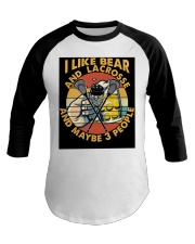 beer lacrosse may be 3 people Baseball Tee tile