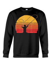 Vintage Fly Fishing Retro Distressed Crewneck Sweatshirt tile