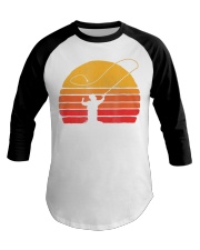 Vintage Fly Fishing Retro Distressed Baseball Tee tile