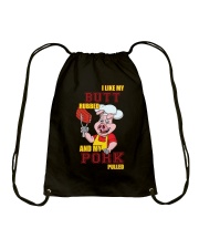 I LIKE MY PORK PULLED Drawstring Bag tile