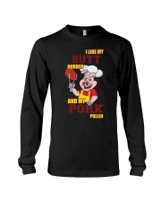 I LIKE MY PORK PULLED Long Sleeve Tee tile