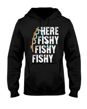 Here Fishy Fishy Lucky Fisherman Fishing Game Hooded Sweatshirt tile