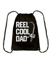 Mens Reel Cool Dad Fishing Daddy Father's Day Drawstring Bag tile