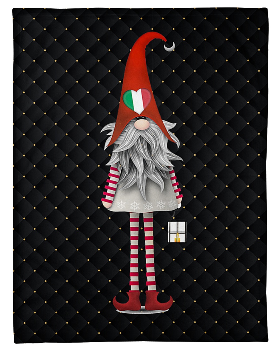 Italian Christmas Small Fleece Blanket - 30" x 40"