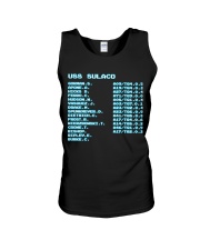 Alien Retro Vintage Code Names 02 Unisex Tank tile