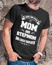 I Have Two Titles Mom And Stepmom And I Rock Them Classic T-Shirt lifestyle-mens-crewneck-front-4