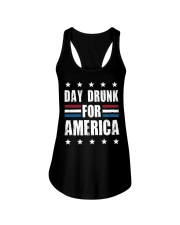 Independence Day Day Drunk For America Shirt Ladies Flowy Tank thumbnail