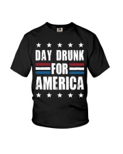 Independence Day Day Drunk For America Shirt Youth T-Shirt thumbnail