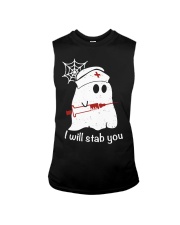 I Will Stab You Nurse Halloween Shirt Sleeveless Tee tile