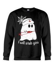 I Will Stab You Nurse Halloween Shirt Crewneck Sweatshirt tile