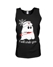 I Will Stab You Nurse Halloween Shirt Unisex Tank tile