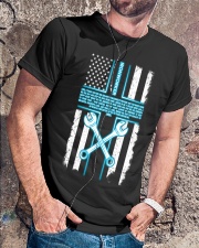 Ironworker Lord Thank You For This Job And The Ble Classic T-Shirt lifestyle-mens-crewneck-front-4