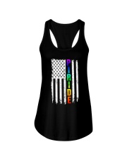 Lgbt Flag Pride Rainbow Shirt Ladies Flowy Tank thumbnail