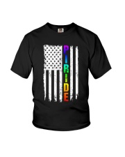 Lgbt Flag Pride Rainbow Shirt Youth T-Shirt thumbnail