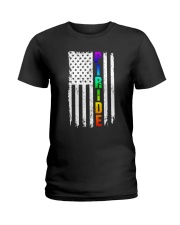 Lgbt Flag Pride Rainbow Shirt Ladies T-Shirt thumbnail