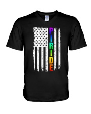 Lgbt Flag Pride Rainbow Shirt V-Neck T-Shirt thumbnail
