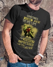 Sometimes I Look Back On My Life I'm Seriously Imp Classic T-Shirt lifestyle-mens-crewneck-front-4