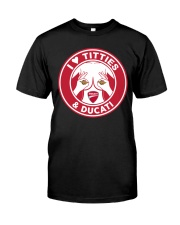 I Love Titties And Ducati Shirt Premium Fit Mens Tee thumbnail