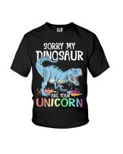 Sorry My Dinosaur Ate Your Unicorn T-Rex Shirt Youth T-Shirt thumbnail