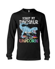 Sorry My Dinosaur Ate Your Unicorn T-Rex Shirt Long Sleeve Tee thumbnail
