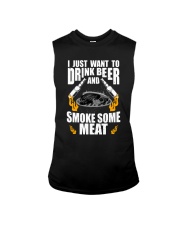I Just Want To Drink Beer And Smoke Some Meat Camp Sleeveless Tee tile