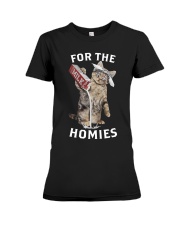 Cat Drop Milk For The Homies Shirt Premium Fit Ladies Tee thumbnail