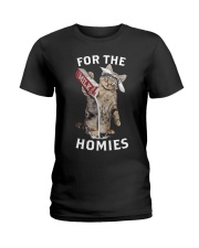 Cat Drop Milk For The Homies Shirt Ladies T-Shirt thumbnail