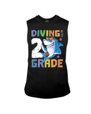 Roaring Into 2st Grade Shark Shirt Back To School Sleeveless Tee thumbnail