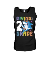 Roaring Into 2st Grade Shark Shirt Back To School Unisex Tank thumbnail