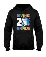 Roaring Into 2st Grade Shark Shirt Back To School Hooded Sweatshirt thumbnail