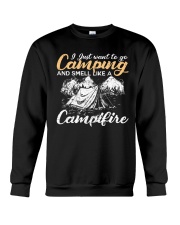 I Just Want To Go Camping And Smell Like A Campfir Crewneck Sweatshirt tile