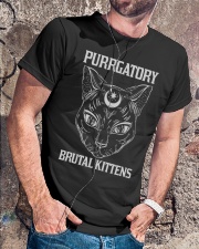 Purrgatory Brutal Kittens Cat Shirt Classic T-Shirt lifestyle-mens-crewneck-front-4
