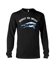 Beach Respect The Locals Shark Shirt Long Sleeve Tee thumbnail