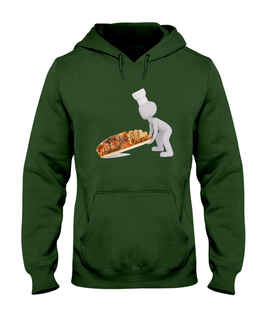 bread-cut-baker-pastry-chef Hooded Sweatshirt
