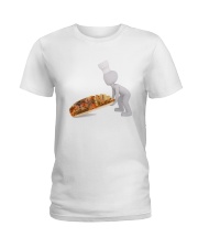 bread-cut-baker-pastry-chef Ladies T-Shirt thumbnail