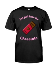 I'm Just Here for Chocolate Premium Fit Mens Tee thumbnail
