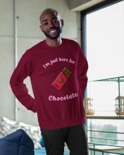 I'm Just Here for Chocolate Crewneck Sweatshirt apparel-crewneck-sweatshirt-lifestyle-front-07