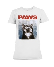 Cat Paws Jaws Shirt Premium Fit Ladies Tee thumbnail