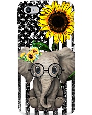 Farm Case - Beautiful Sunflower with Elephant Phone Case i-phone-7-case