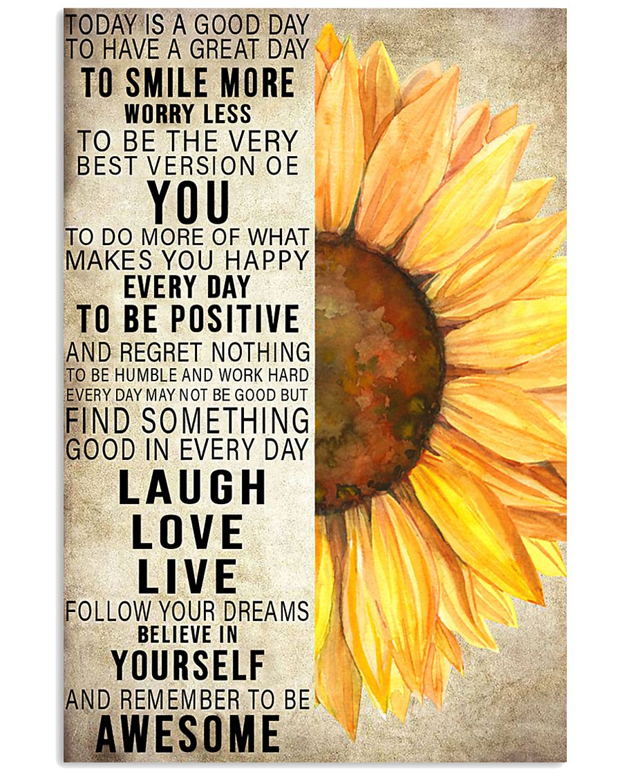 TODAY IS A GOOD DAY 11x17 Poster