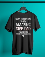 Happy Father's Day To My Amazing Step Dad Classic T-Shirt lifestyle-mens-crewneck-front-3