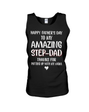 Happy Father's Day To My Amazing Step Dad Unisex Tank thumbnail
